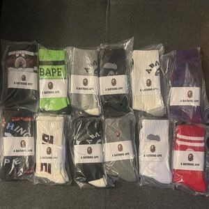 A BATHING APE Men's  Sock